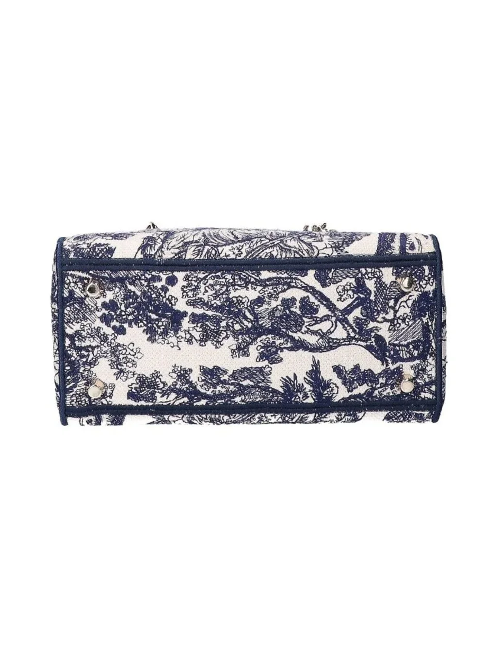 Dior Lady D-lite Medium Toile de Jouy Embroidery 2-Way Shoulder Bag